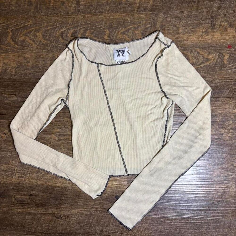 Princess-polly Women's Cream Shirt